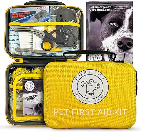 Dog First Aid Kit with 27 Essential Items for Travel and Outdoor Use