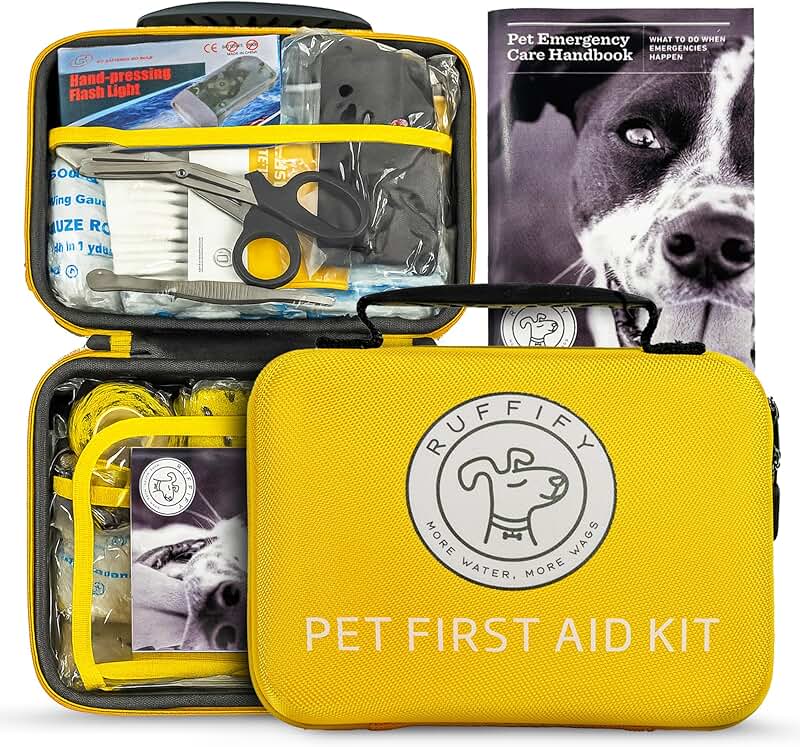 Dog First Aid Kit with 27 Essential Items for Travel and Outdoor Use