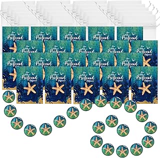 20 Starfish Appreciation Cards and Magnets Set
