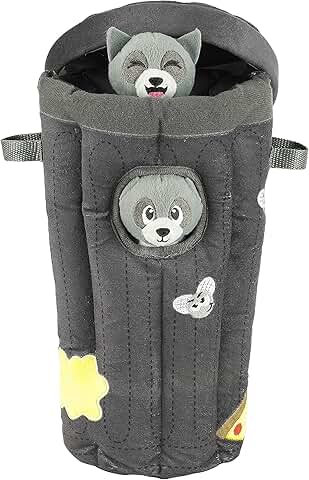 Plush Raccoon Puzzle Toy for Dogs
