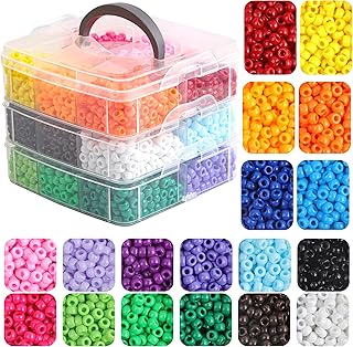 3600 Plastic Pony Beads for Jewelry Making