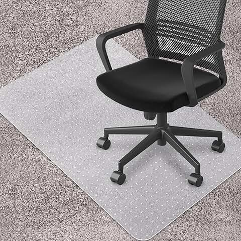 48x30 Inch Office Chair Mat for Carpeted Floors
