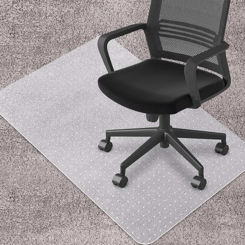 48x30 Inch Office Chair Mat for Carpeted Floors