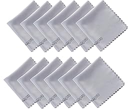 12 Microfiber Cleaning Cloths for Screens and Lenses