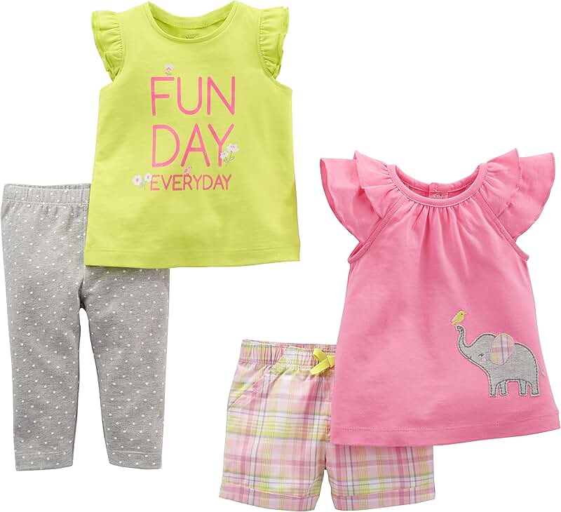 Baby Boys' 4-Piece Playwear Set