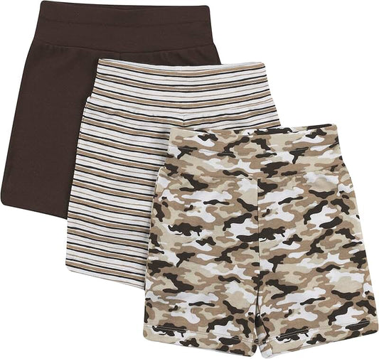Unisex Baby Shorts, Soft Knit, 3-Pack
