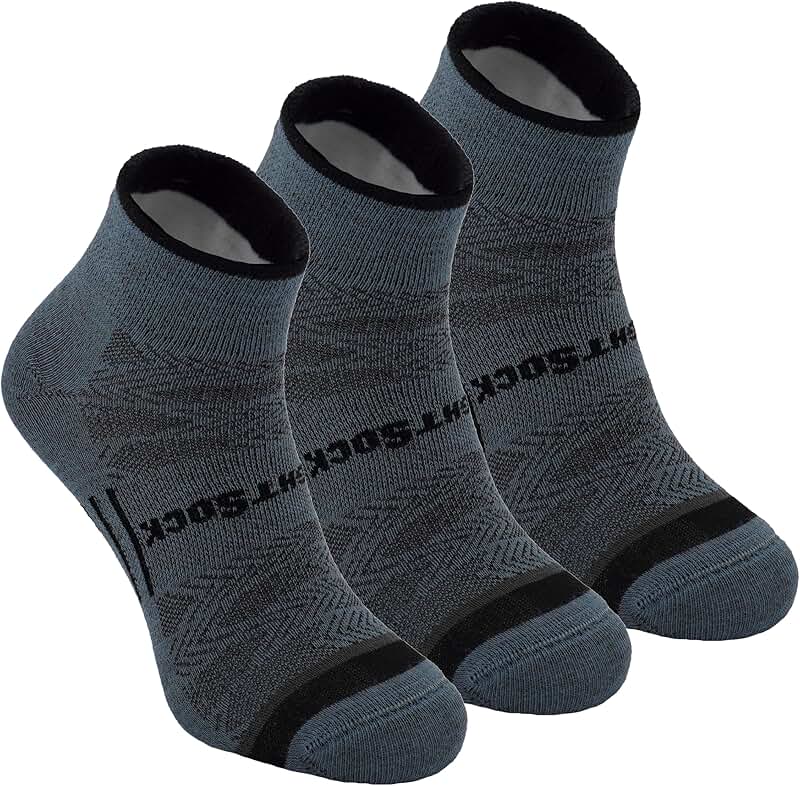 Eco-Friendly Quarter Running Socks for Men and Women