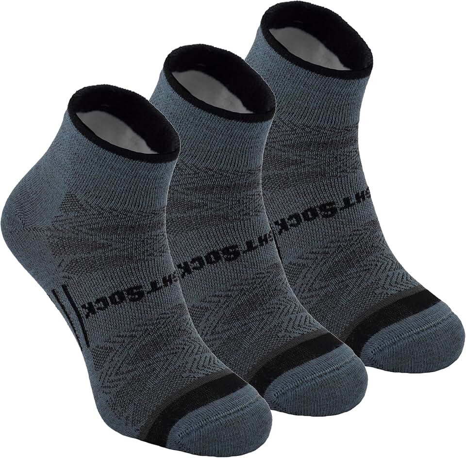 Eco-Friendly Quarter Running Socks for Men and Women