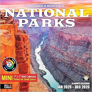 Untamed & Beautiful National Parks Calendar 2026