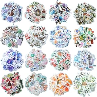 640 Watercolor Theme Stickers for Scrapbooks and Planners