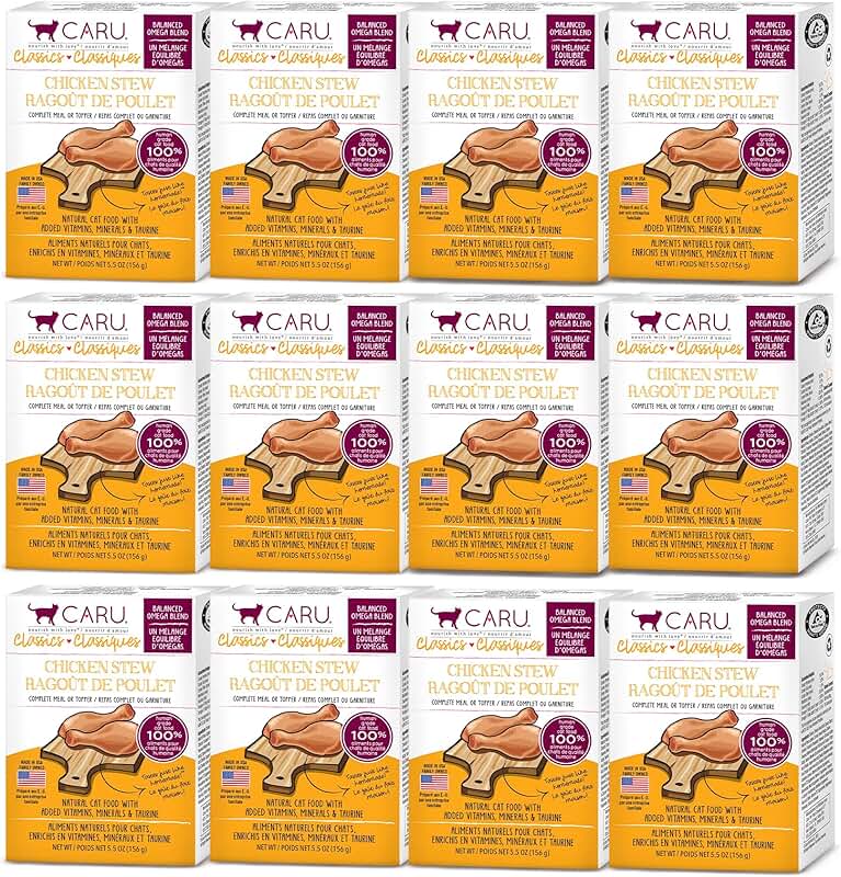 Natural Chicken Stew for Cats, Complete & Balanced (6 oz, 12-pack)