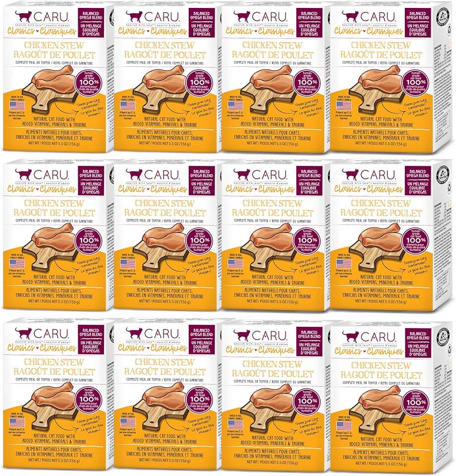 Natural Chicken Stew for Cats, Complete & Balanced (6 oz, 12-pack)