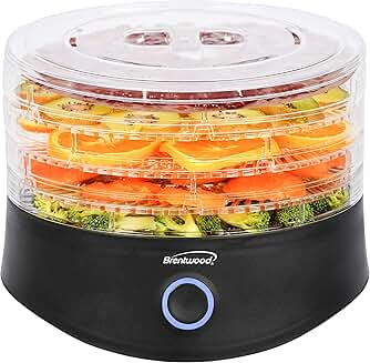 Five-Tray Food Dehydrator with Auto Shutoff
