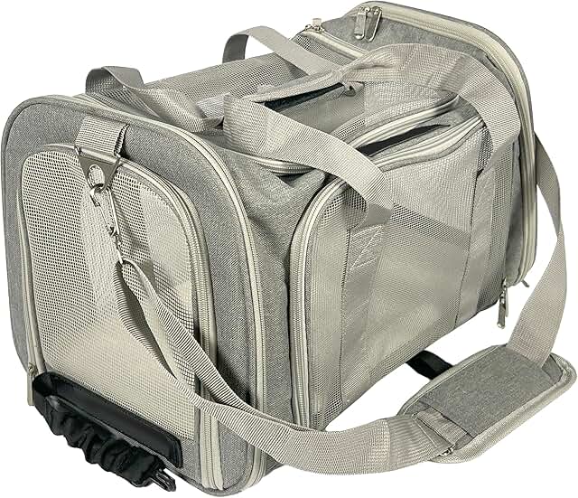 Lightweight Pet Carrier for Car, Plane, and Shopping