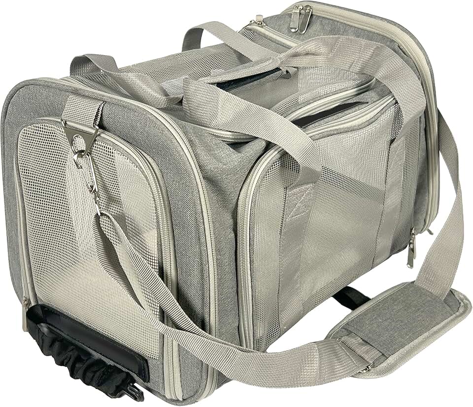 Lightweight Pet Carrier for Car, Plane, and Shopping