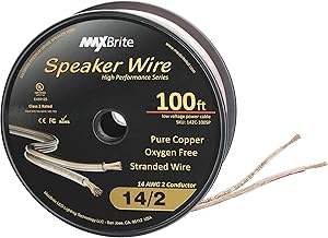 100 ft. 14 Gauge Oxygen Free Copper Speaker Wire