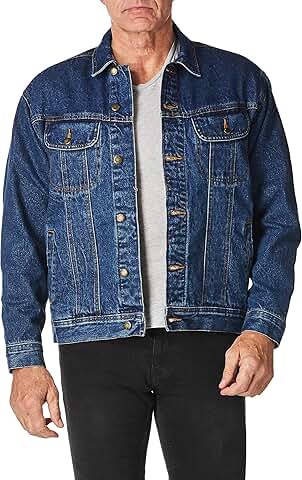 Men's Flannel-Lined Denim Jacket