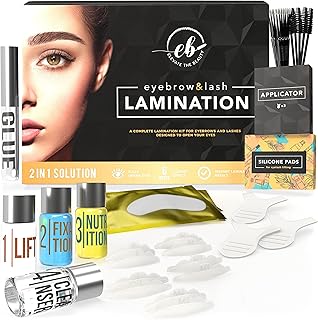 Eyebrow and Lash Lamination Kit for Home and Salon