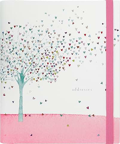 Large Tree of Hearts Address Book