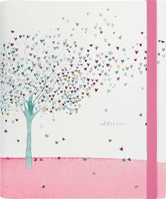Large Tree of Hearts Address Book