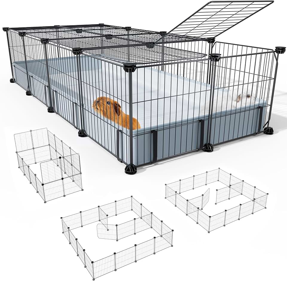 Indoor Small Animal Playpen with Waterproof Mat
