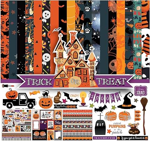 Halloween Double-Sided Scrapbook Paper Pack