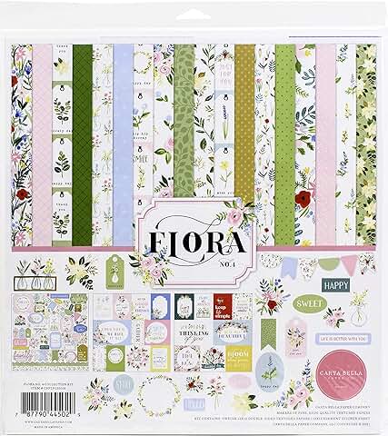 Flora No.4 Collection Kit Paper, 12x12 inches