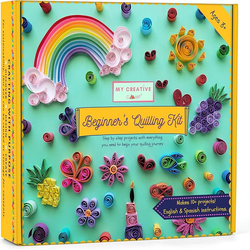 Beginner's Quilling Kit for Kids and Adults