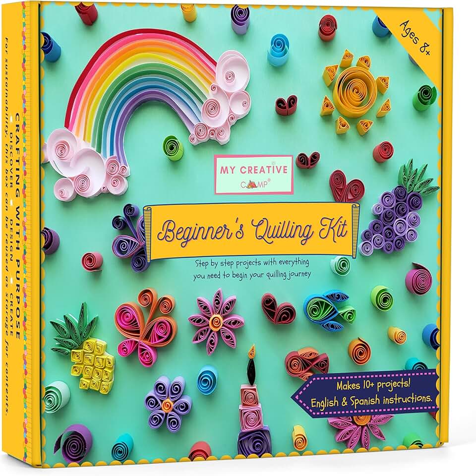 Beginner's Quilling Kit for Kids and Adults