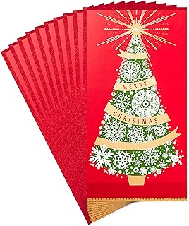 Set of 10 Christmas Money and Gift Card Holders