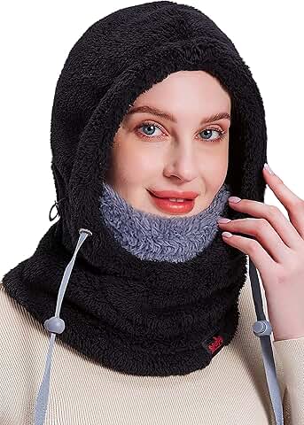 Warm fleece windproof winter face mask