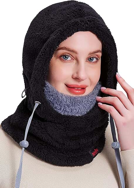Warm fleece windproof winter face mask