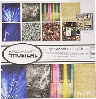 High School Musical Scrapbook Collection Kit in Multiple Colors