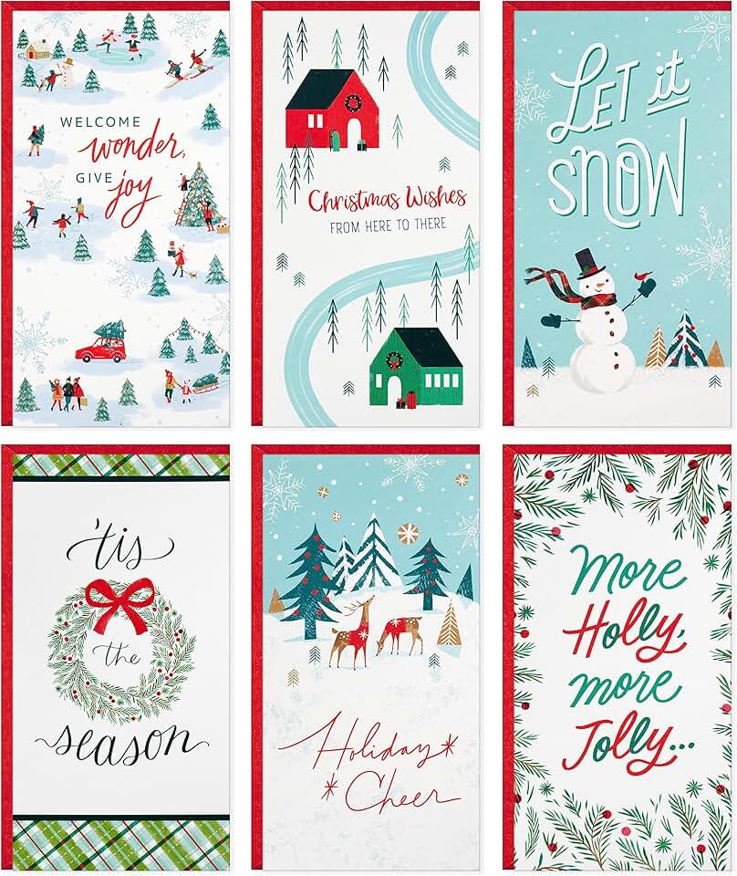 Christmas Card Assortment with Envelopes