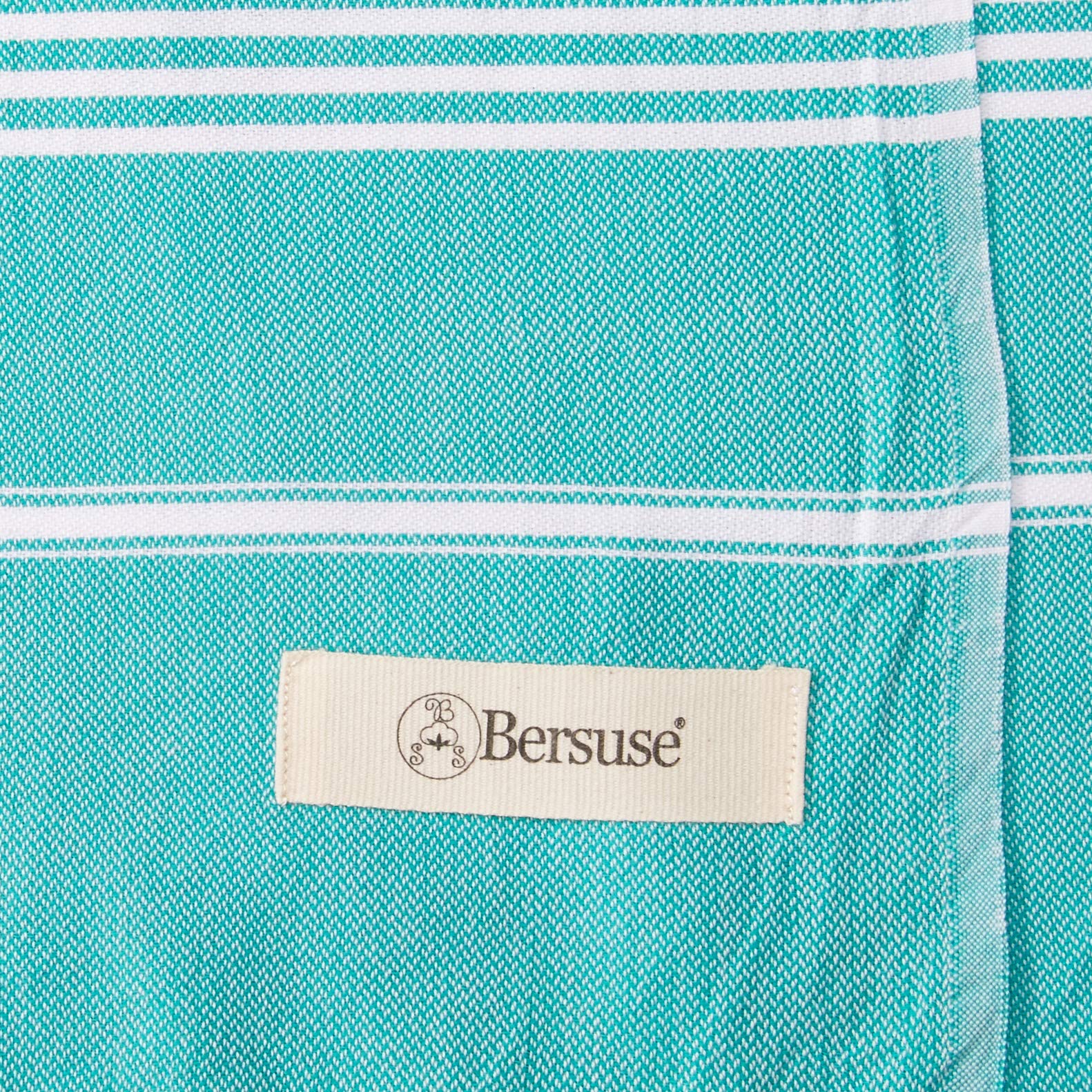 100% Cotton  Anatolia XL Throw Blanket Turkish Towel  61 x 82 Inches, Mint Green