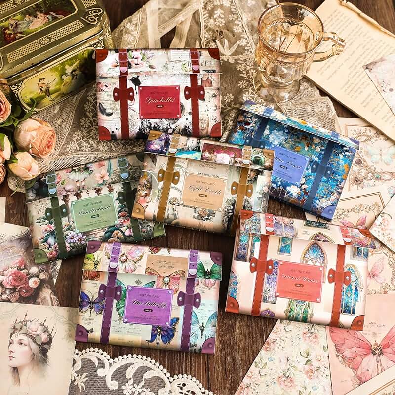 Vintage Scrapbook Paper Pack for Journaling and Crafts