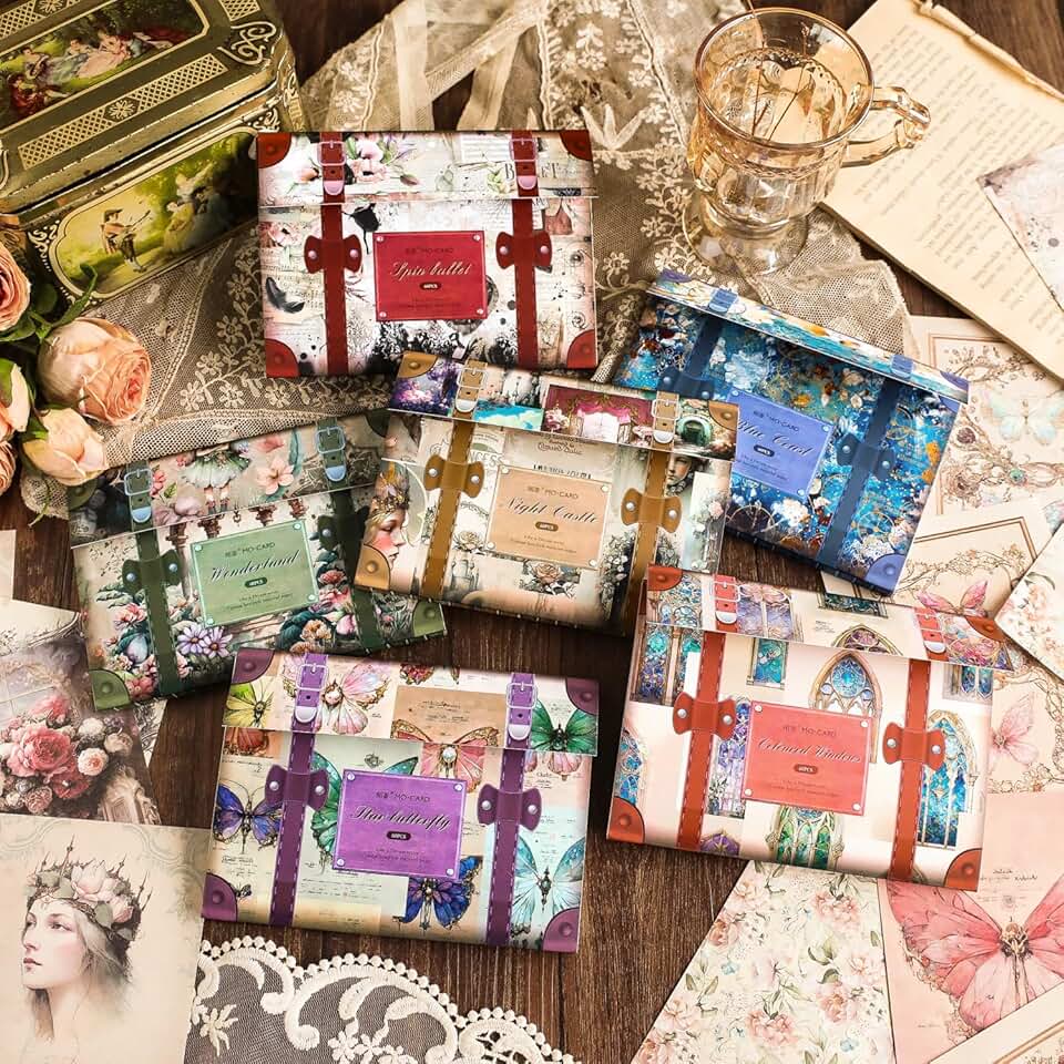 Vintage Scrapbook Paper Pack for Journaling and Crafts