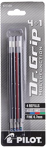 Multi-Function Ballpoint Ink Refills, 4-Pack