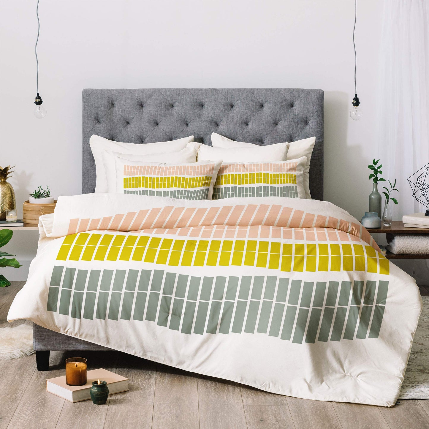 Pastel Piano Keys June Journal Comforter Set with Pillowcase(s), Twin/XL