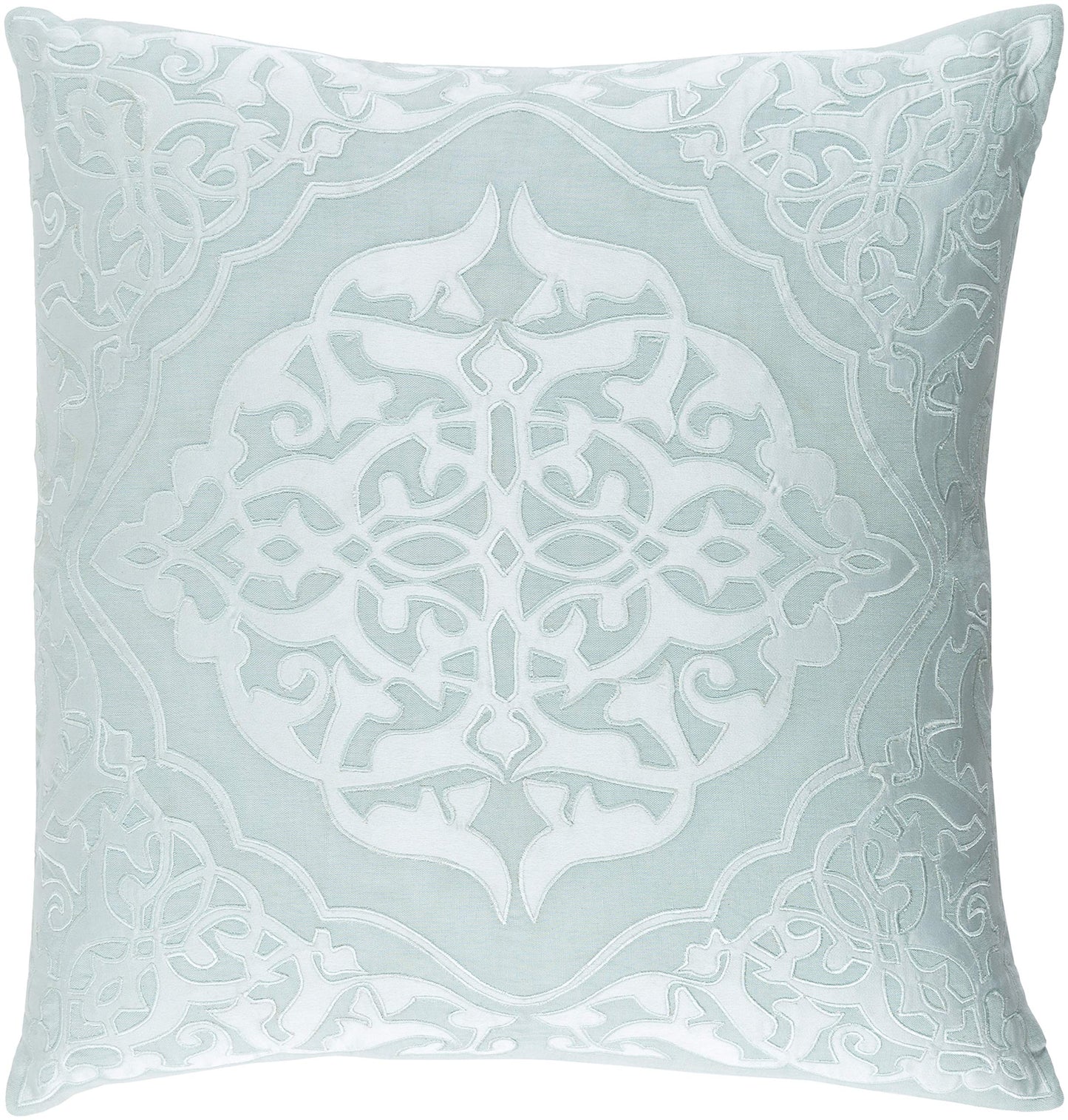 ADI004-2222D Adelia Pillow Kit, 22" x 22", Light Green