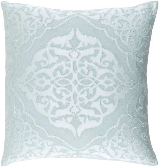 ADI004-2222D Adelia Pillow Kit, 22" x 22", Light Green