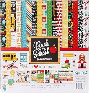 Back to School Paper Collection Kit, 12x12 inches
