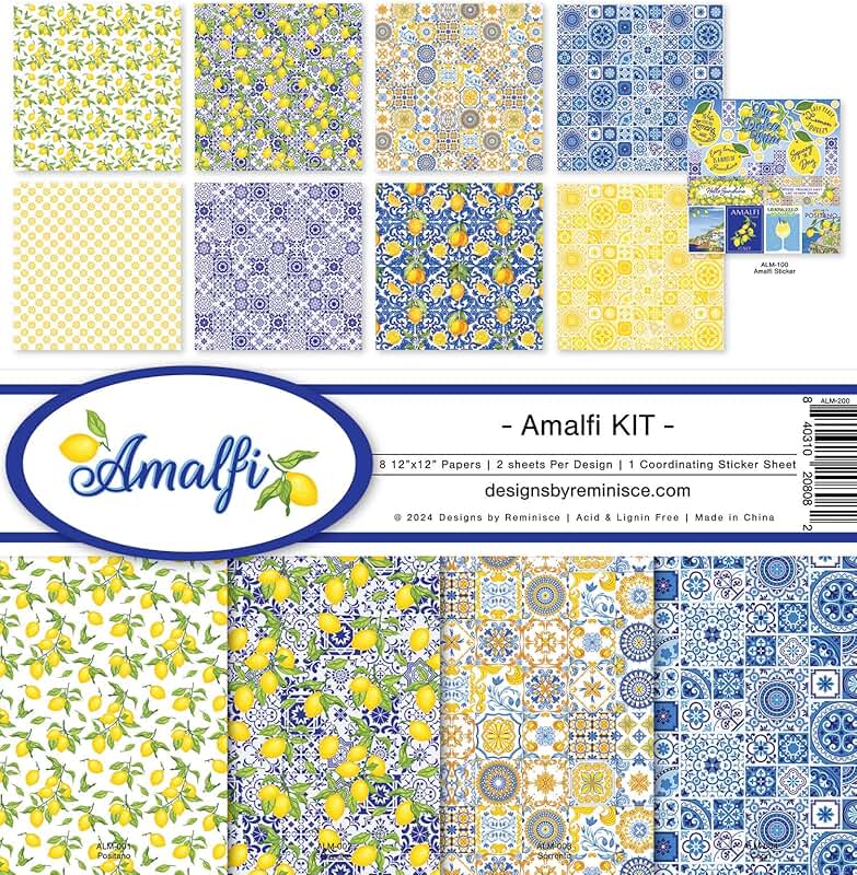 Reminisce Amalfi Scrapbook Collection Kit