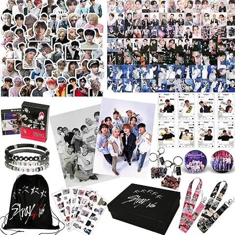 Stray Kids Fan Gift Set with Photocards, Stickers, and Accessories