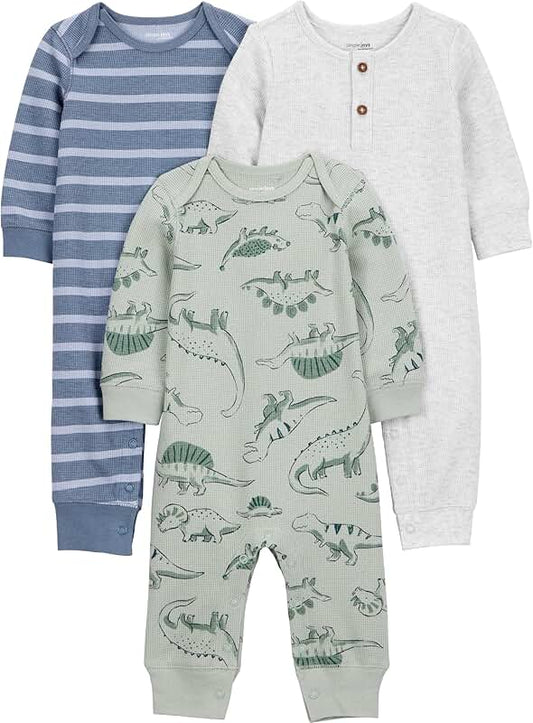 Three Baby Boy Jumpsuits Pack