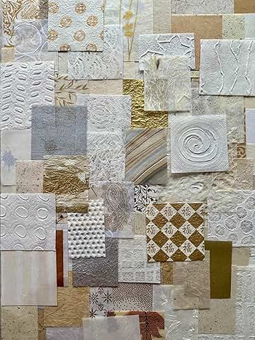 Golden Harvest Mulberry Paper Scrap Pack with 100 Pieces