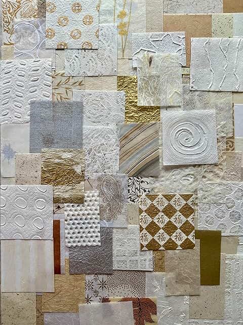 Golden Harvest Mulberry Paper Scrap Pack with 100 Pieces