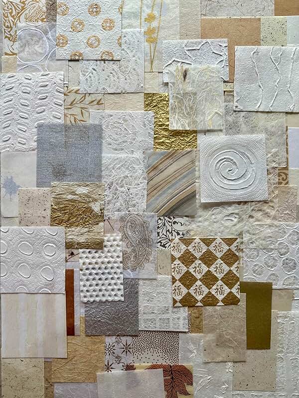 Golden Harvest Mulberry Paper Scrap Pack with 100 Pieces