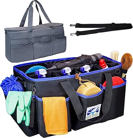 2-Pack Car Detailing and Cleaning Organizer Bags