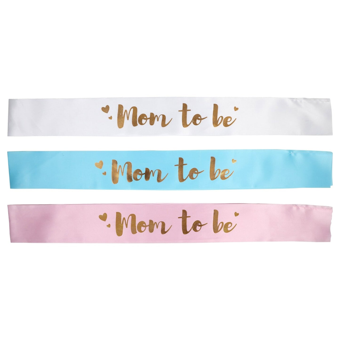 Mom-To-Be Sashes, 33x3.75 in. (Pack of 24)